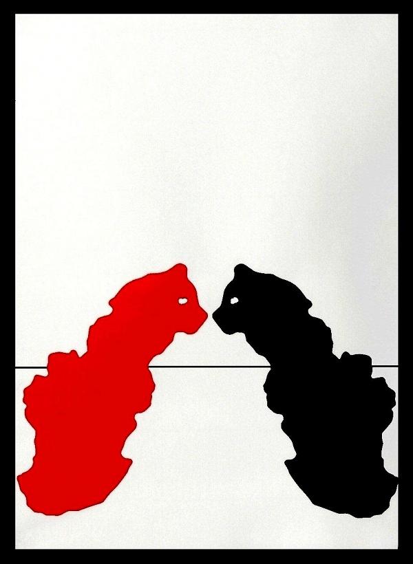 Ingrid Kepková - Red beast facing dark beast 