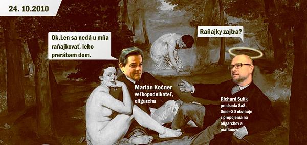 Jozef Vacula - Raňajky v záhrade 